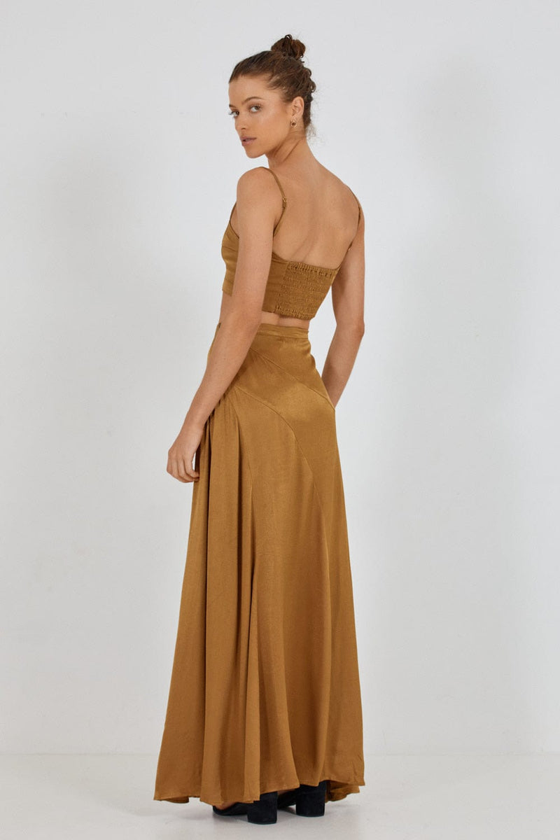 BEFORE ANYONE ELSE IRIANNA SKIRT - GOLD TOFFEE Apparel & Accessories