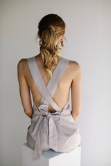 BEFORE ANYONE ELSE VALENTINA PLAYSUIT - GREY LILAC
