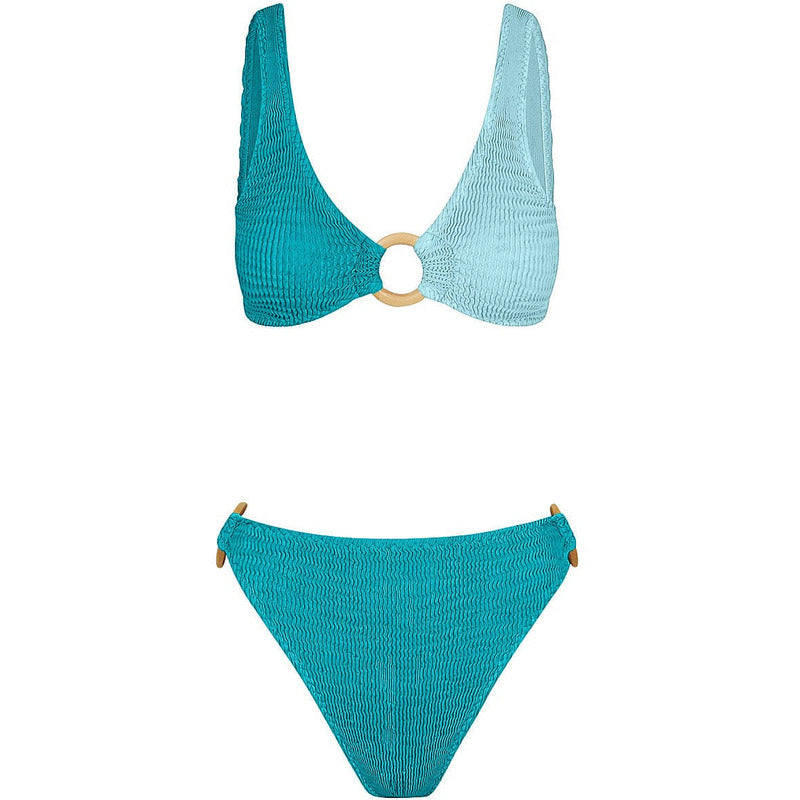 CLEONIE Cleonie | OCEANIA KINI MULTI bikini top SKY TEAL / GODDESS