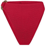 CLEONIE FLAGS HIGH BRIEF (all colours) ONE SIZE / CHERRY