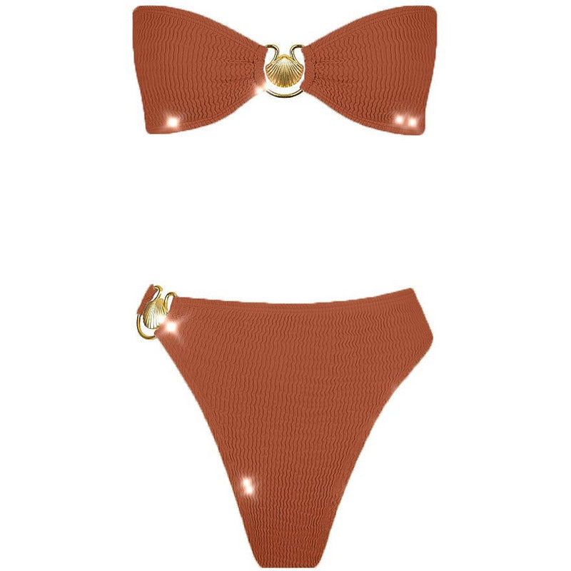 CLEONIE LUREX SHELLY HIGH BRIEF (all colours)