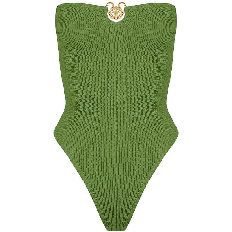 CLEONIE MANLY MAILLOT ONE SIZE / MOSS