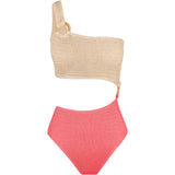 CLEONIE SHELL MAILLOT MULTI One Piece ONE SIZE / BUTTER CORAL
