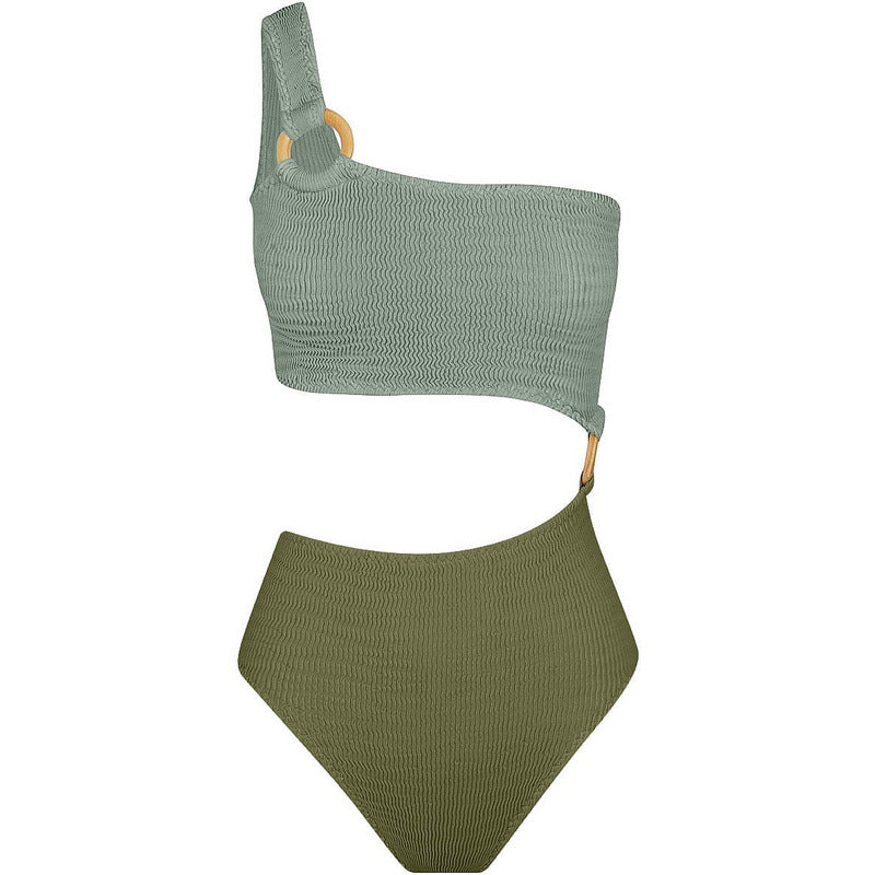 CLEONIE SHELL MAILLOT MULTI One Piece ONE SIZE / MOSS SAGE