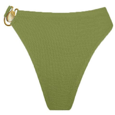 CLEONIE SHELLY HIGH BRIEF (all colours) ONE SIZE / MOSS
