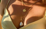 Cult of Sun Cult of Sun | Floating Pearl Necklace | Single Necklace