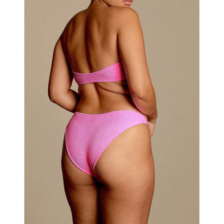 High Waist Bikini Bottom - Bubblegum – Hunza G