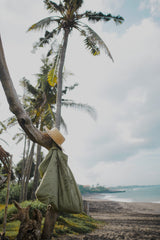 Isla Sol Isla Sol | Isla Tote - Palm Paradise/Olive | Handmade to Order Bag