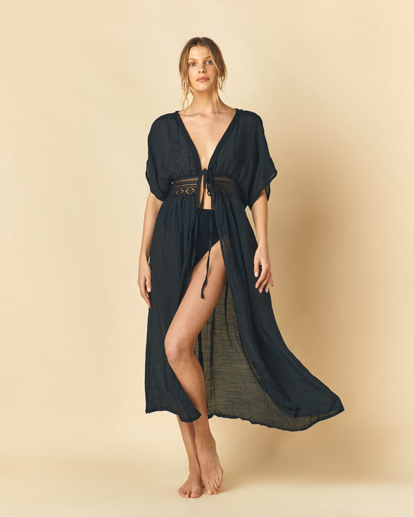 Montce Montce | Black Aga Cover-Up Dress Cover-Up Black / One Size