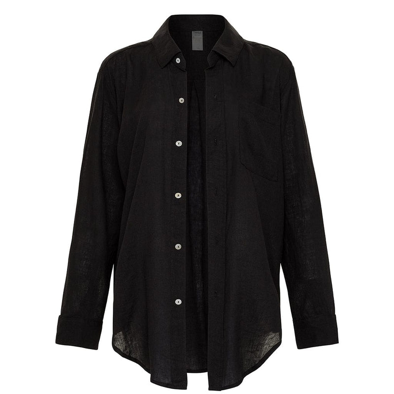 Montce Montce | Black Long Sleeve Button Down Shirt Shirts & Tops