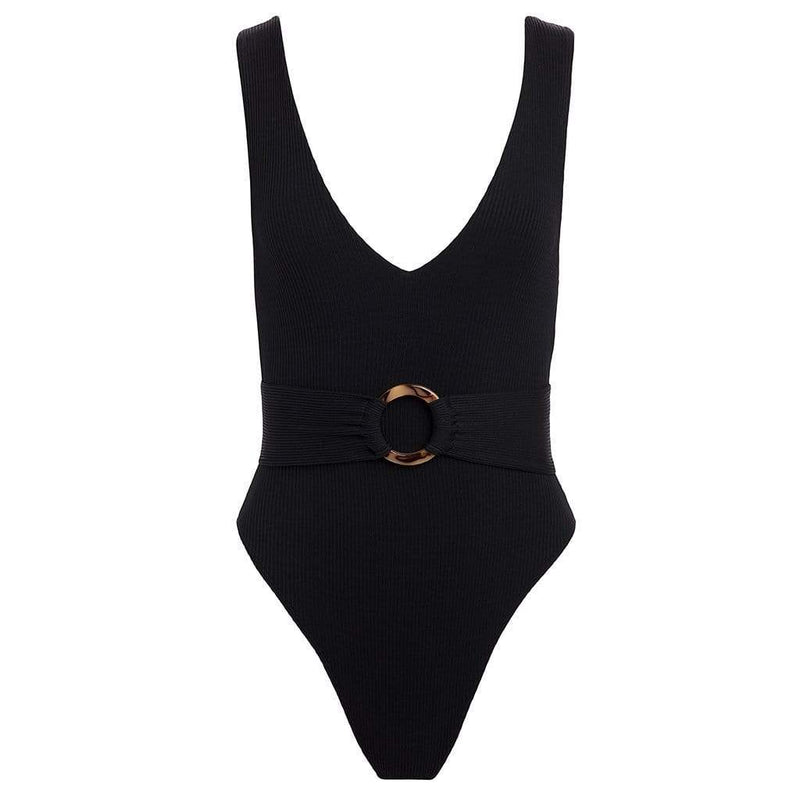 Montce Montce | Black Rib Kim One-Piece One-Piece