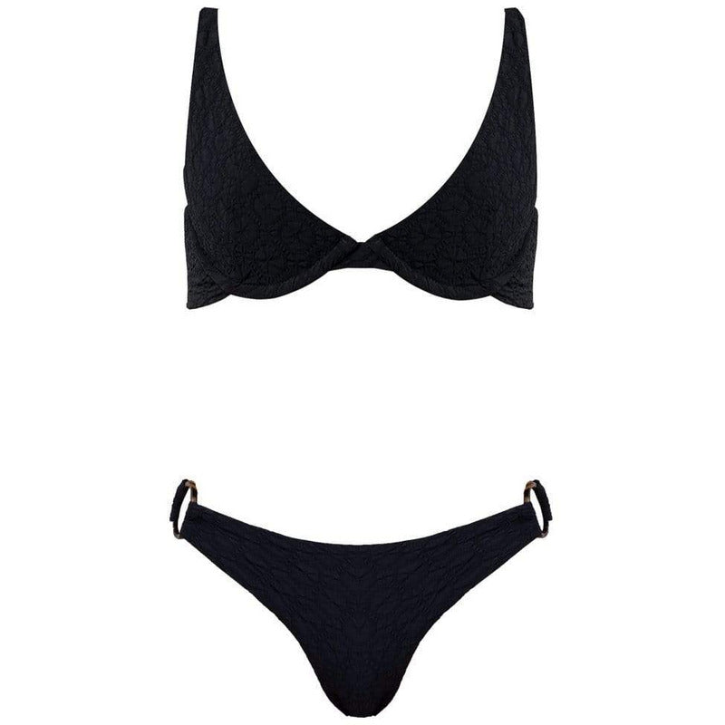 Palm Swimwear Black Sierra Bikini Top