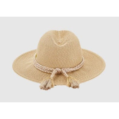 Seafolly Shady Lady | Fedora Collapsible | Gold Hat Gold
